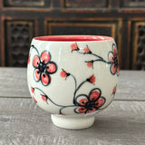 Pink Plumflower Wine Cup #45