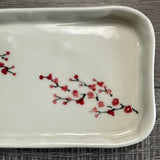 Small Plate with Cherry Blossom #1 (Free Shipping)
