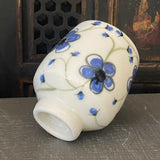 Blue Plumflower Yunomi #2 (Free Shipping)