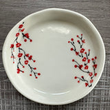 Small Plate with Cherry Blossom #4 (Free Shipping)