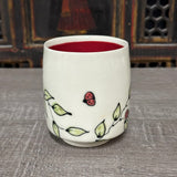 Lady Bugs & Leaves Yunomi #9 (Free Shipping)