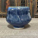 Royal Blue Tea Bowl # 3 (Free Shipping)