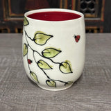 Lady Bugs & Leaves Yunomi #10 (Free Shipping)