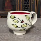Lady Bugs & Leaves Mug #2