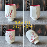 Cherry Blossom Sake Cup #32 (Free Shipping)