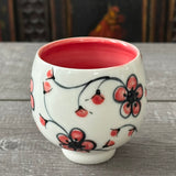 Pink Plumflower Wine Cup #45