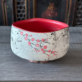 Cherry Blossom Bowl #19 - Dark Pink (Free Shipping)