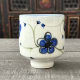 Blue Plumflower Yunomi #1