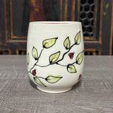 Lady Bugs & Leaves Yunomi #10 (Free Shipping)