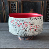 Cherry Blossom Bowl #18 - Dark Pink (Free Shipping)