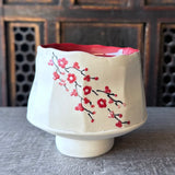 Cherry Blossom Tea Bowl #29 (Free Shipping)