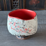 Cherry Blossom Bowl #21 - Dark Pink (Free Shipping)