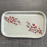 Small Plate with Cherry Blossom #2 (Free Shipping)