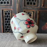 Red Plumflower Wine Cup #39 (Free Shipping)