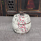 Cherry Blossom Lidded Jar #1 (5 oz)