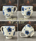 Blue Plumflower Mug #2