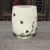 Lady Bugs & Leaves Yunomi #10 (Free Shipping)