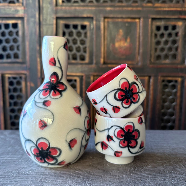 Red Plumflower Set #50 (Free Shipping)