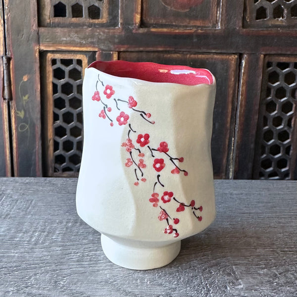 Cherry Blossom Yunomi #30 (Free Shipping)