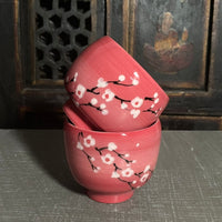 Cherry Blossom Porcelain Sake Set #2