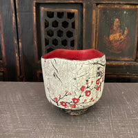 Cherry Blossom Chawan / Tea Bowl #31 (7 oz)