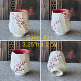 Cherry Blossom Sake Cup #31 (Free Shipping)