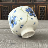 Blue Plumflower Tea Bowl # 1