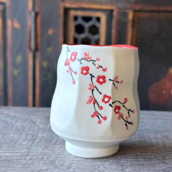 Cherry Blossom Sake Cup #36 (Free Shipping)