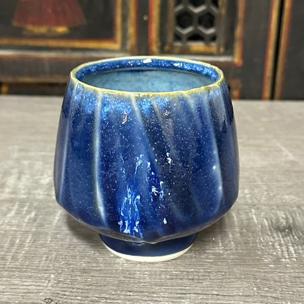 Royal Blue Tea Bowl # 1 (Free Shipping)