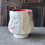 Cherry Blossom Tea Bowl #37 (Free Shipping)