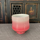 Tea Bowl in Umbre Red Cherry Blossom #18 (7 oz)