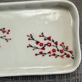 Small Plate with Cherry Blossom #3 (Free Shipping)