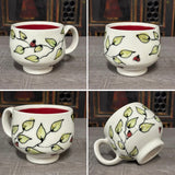 Lady Bugs & Leaves Mug #3 (Free Shipping)