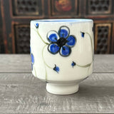 Blue Plumflower Yunomi #1