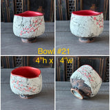 Cherry Blossom Bowl #21 - Dark Pink (Free Shipping)