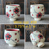 Red Plumflower Wine Cup #39 (Free Shipping)