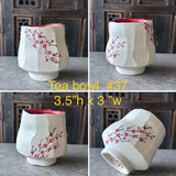 Cherry Blossom Tea Bowl #37 (Free Shipping)