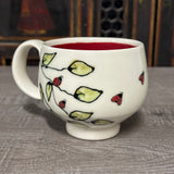 Lady Bugs & Leaves Mug #2