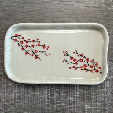 Small Plate with Cherry Blossom #3 (Free Shipping)