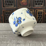 Blue Plumflower Tea Bowl # 2