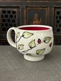 Lady Bugs & Leaves Mug #7 (10 oz)