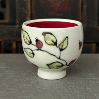 Lady Bugs & Leaves Sake Cup #12 (5 oz)