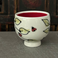 Lady Bugs & Leaves Sake Cup #12 (5 oz)