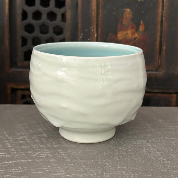 Bowl in Cherry Blossom Blue Celadon #1 (14 oz)