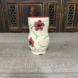 Red Plumflower Yunomi #5