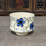 Blue Plumflower Tea Bowl #3