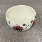 Red Plumflower Cereal Bowl