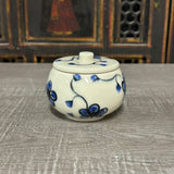 Blue Plumflower Jar #2 (Free Shipping)