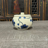 Blue Plumflower Jar #2 (Free Shipping)