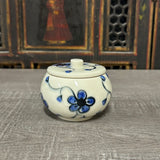 Blue Plumflower Jar #2 (Free Shipping)